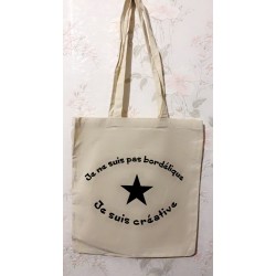 Tote Bag "Je suis créative"