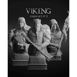 Pièces d'échecs Viking -...